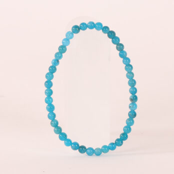 Bracelet Apatite 'AAA' perles 4mm