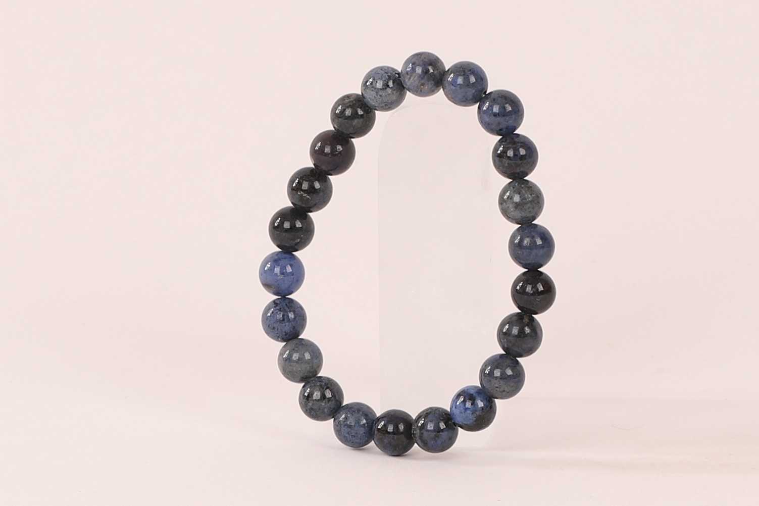 Bracelet Dumortérite 'A' perles 8mm 1 Bracelet Dumortérite 'A' perles 8mm