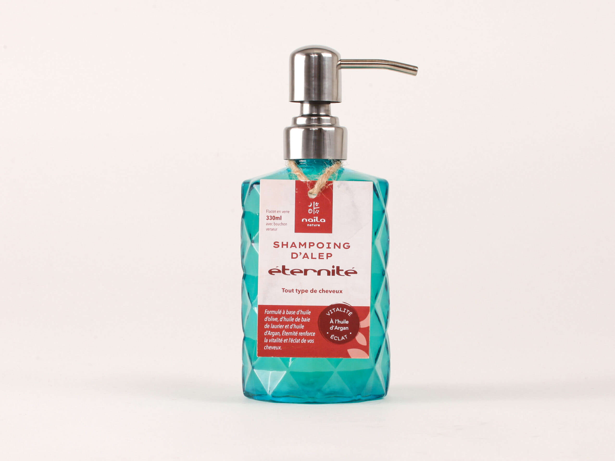 Shampoing d'Alep liquide à huile d'argan 