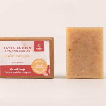 Lot de 2 savons Ayurvédiques Ecorce d'Orange "Naranga"