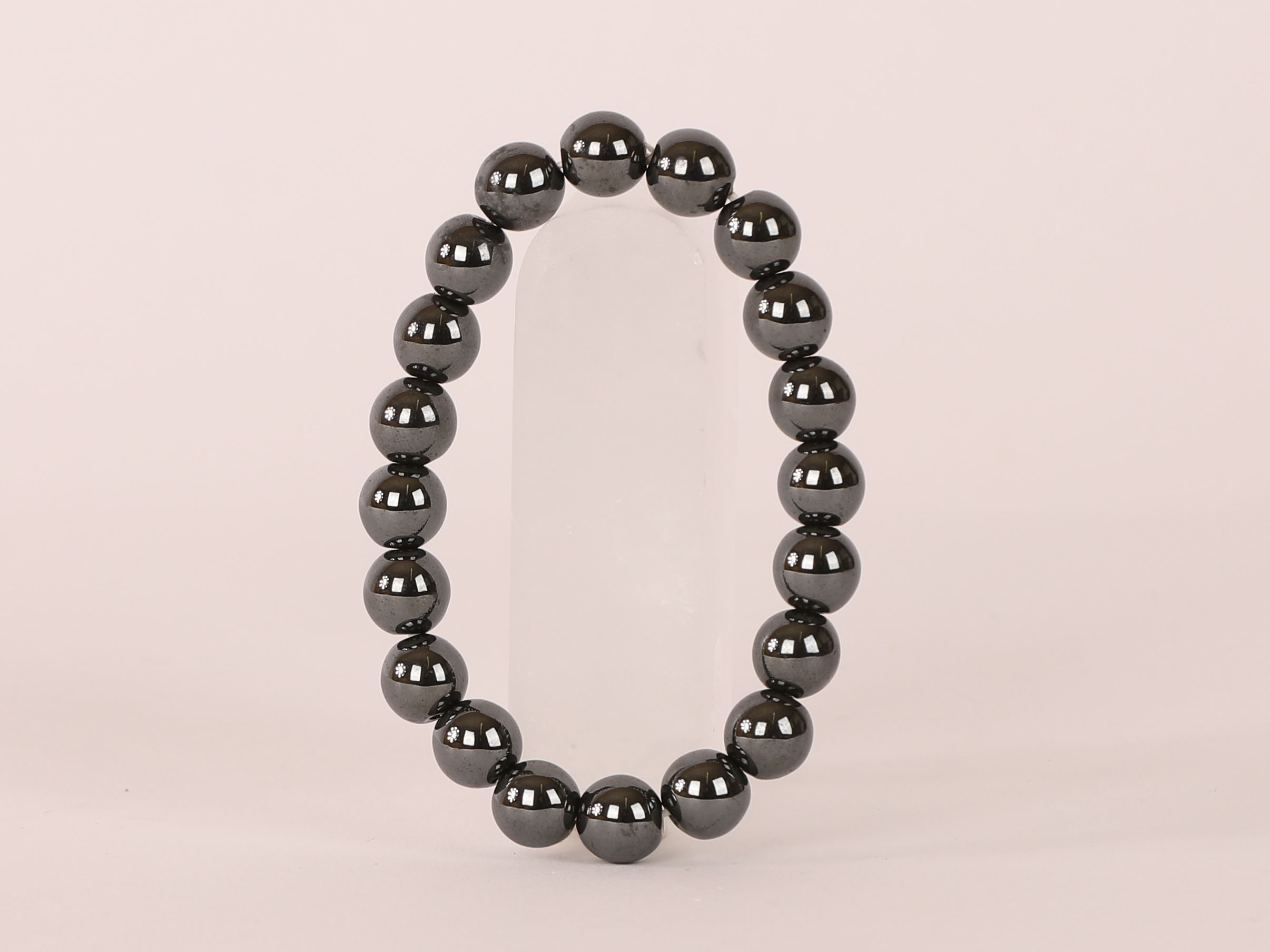 Bracelet Hématite 'A' perles 10mm