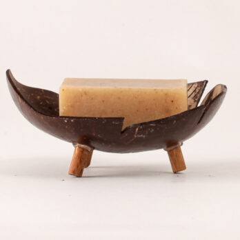 Porte savon en coconut "Feuille"