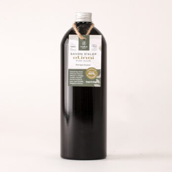 Savon d'Alep liquide pure olive "Olinaï" certifié Bio