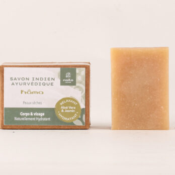 Lot de 2 savons Ayurvédiques Aloe Vera & Jasmin "Kâma"