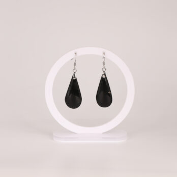 Boucles d'oreilles goutte en Tourmaline attache crochet