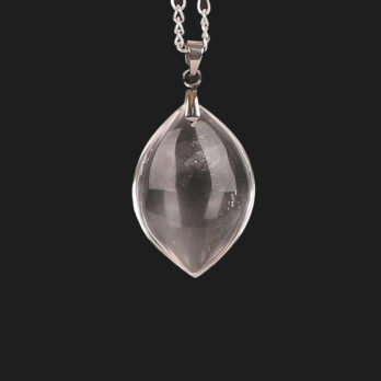 Pendentif marquise Cristal de Roche
