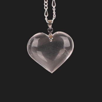 Pendentif coeur Cristal de Roche