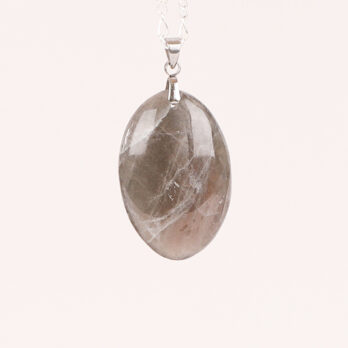 Pendentif ovale Labradorite violette