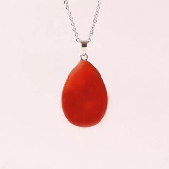 Pendentif larme Cornaline