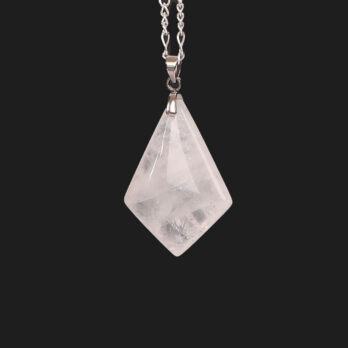 Pendentif cerf volant Cristal de Roche blanc