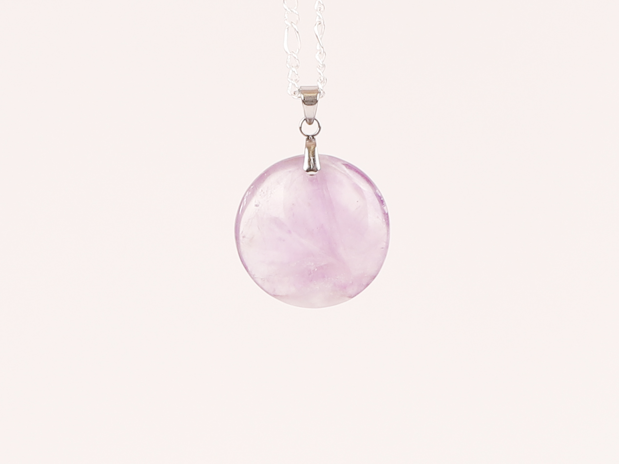 Pendentif cercle Améthyste