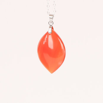 Pendentif marquise Cornaline