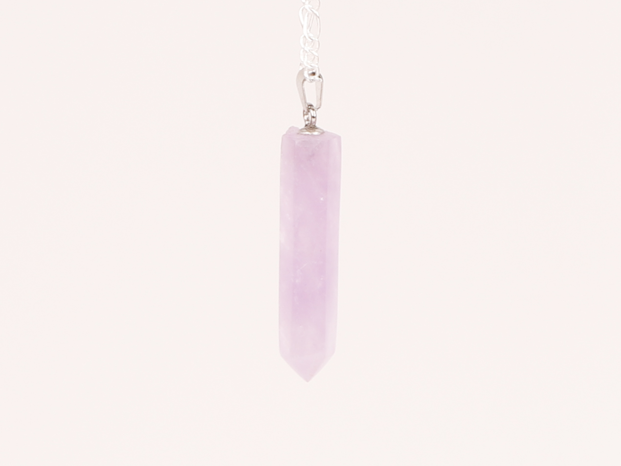 Pendentif pointe facettée Améthyste 2 Pendentif pointe facettée Améthyste