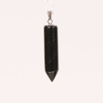 Pendentif pointe Tourmaline Noire