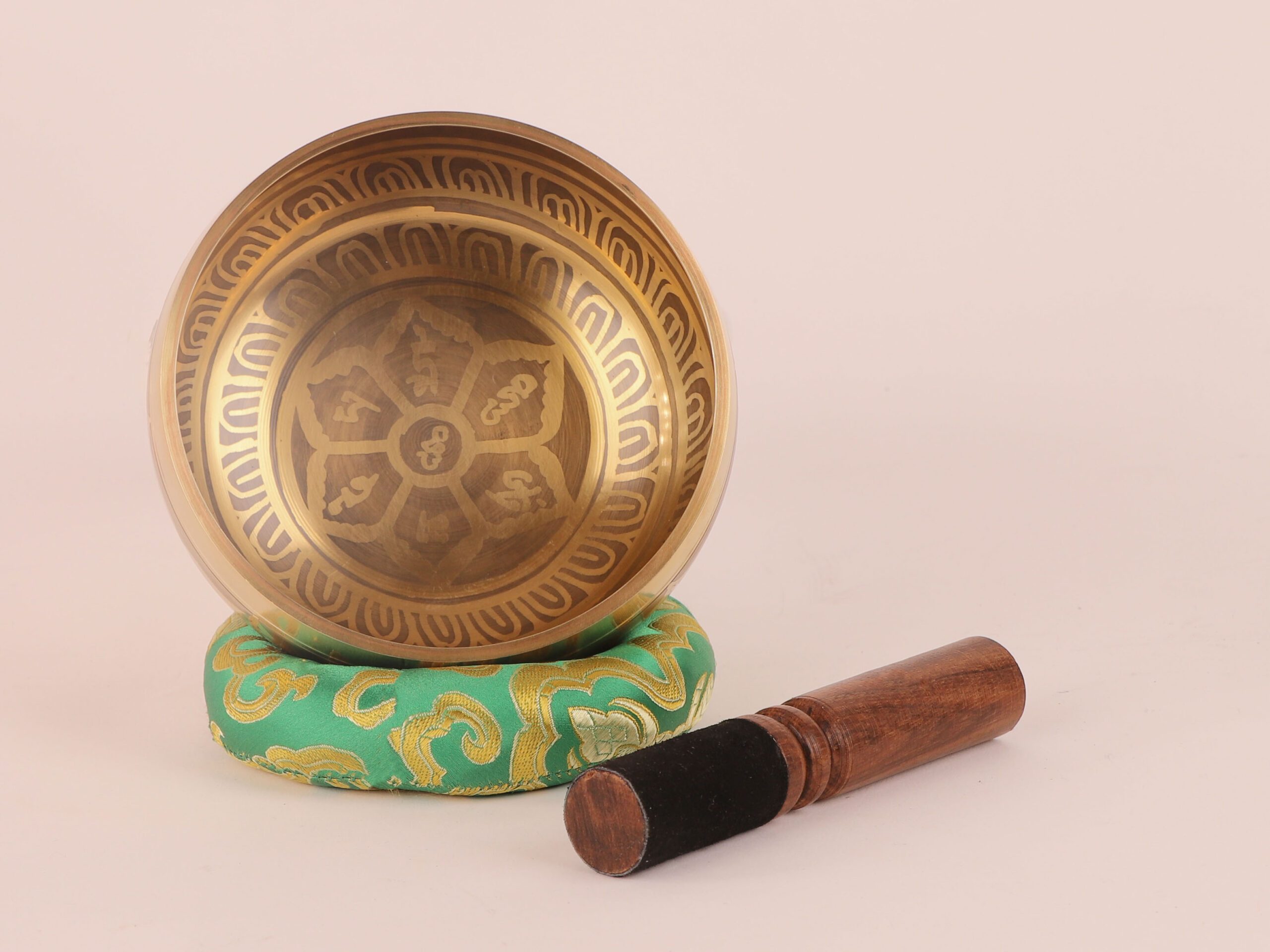 Bol chantant Tibétain "Sagesse" 13cm Fait Main 4 Bol chantant Tibétain