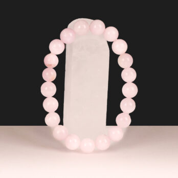 Bracelet Kunzite ‘A’ perles 8mm