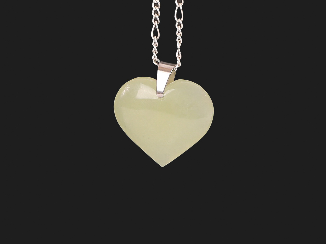 Pendentif coeur Pierre de Lune 12 Pendentif coeur Pierre de Lune