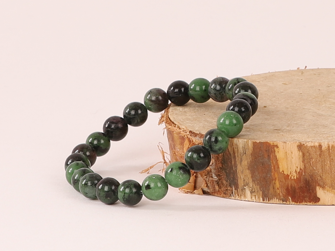 Bracelet Zoisite Ruby ‘A’ perles 8mm 3 06ZbitbzXRzw5gFcoTvJSMey70S7FnieoqSXDmiJB0Q