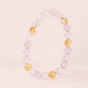 Bracelet Amétrine ‘’AA’ perles 8mm