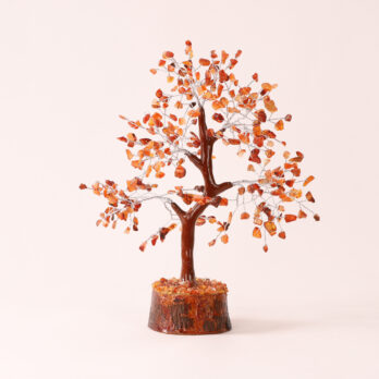 Arbre du Bonheur Cornaline 25cm