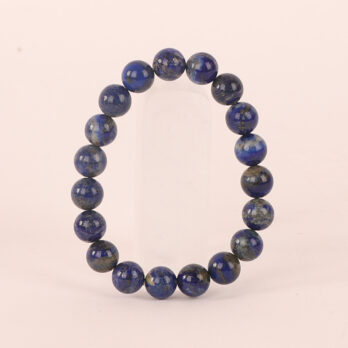 Bracelet Lapis Lazuli 'AA' perles 10mm