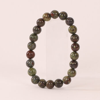 Bracelet Jaspe Sang de Dragon ‘A’ perles 8mm