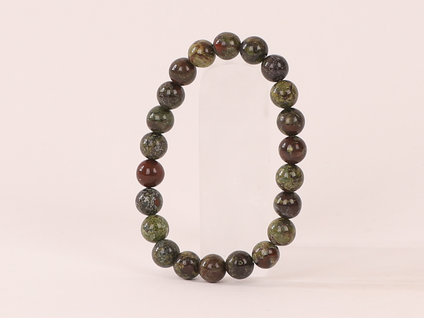 Bracelet Jaspe Sang de Dragon ‘A’ perles 8mm 6 Bracelet Jaspe Sang de Dragon ‘A’ perles 8mm