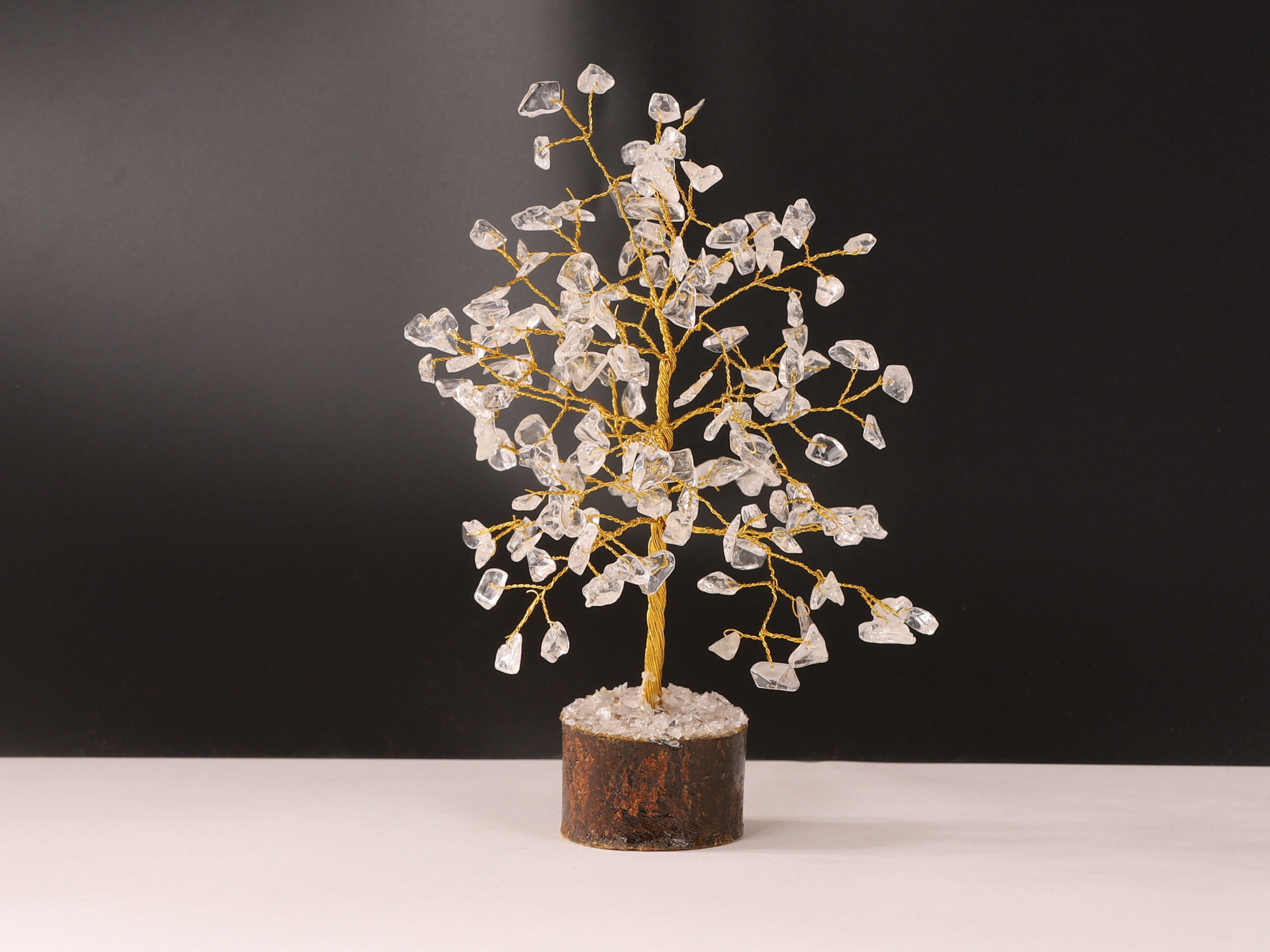 Arbre du bonheur Cristal de Roche 19cm