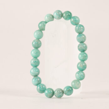 Bracelet Amazonite 'AA' perles 8mm