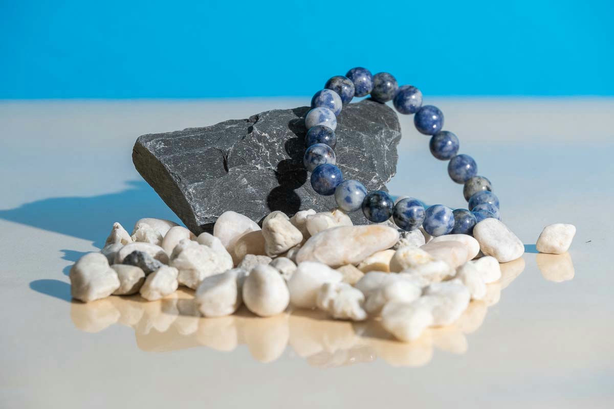 Bracelet Sodalite 'A' perles 8mm 2