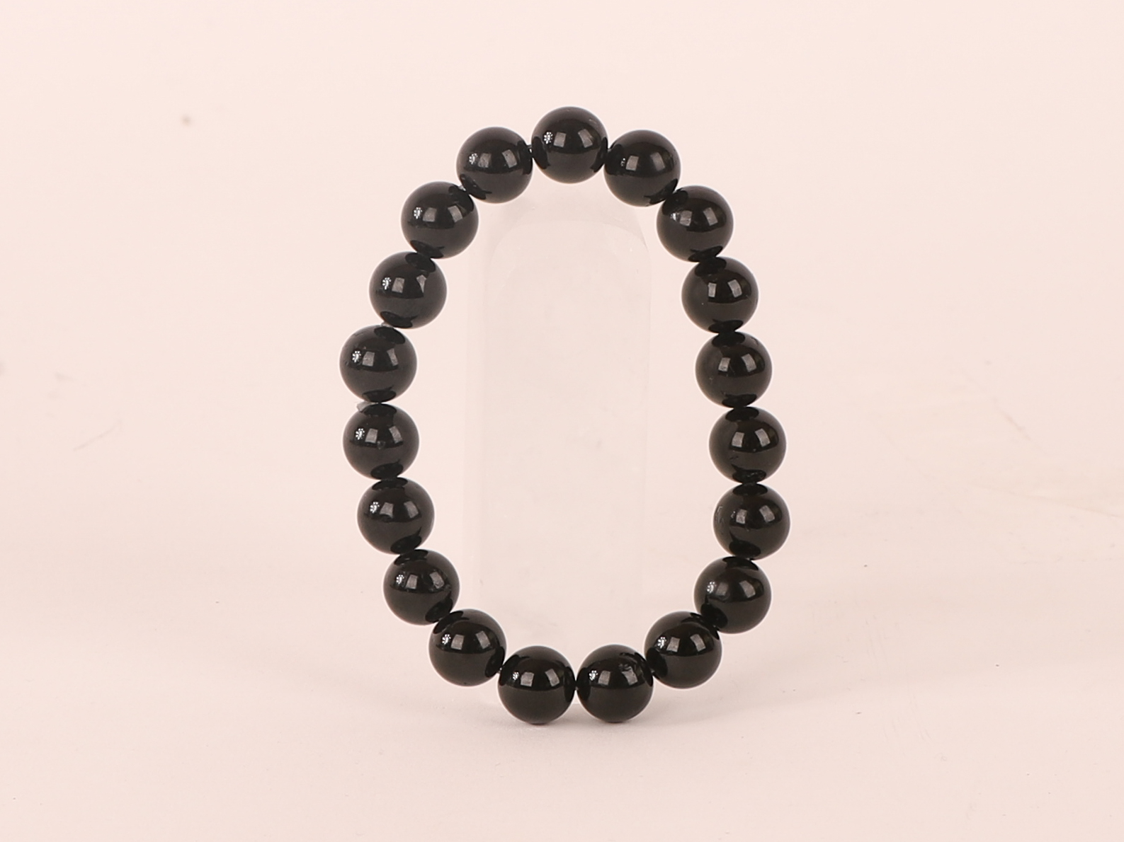 Bracelet Tourmaline Noire 'A' perles 10mm 21 Bracelet Tourmaline Noire 'A' perles 10mm