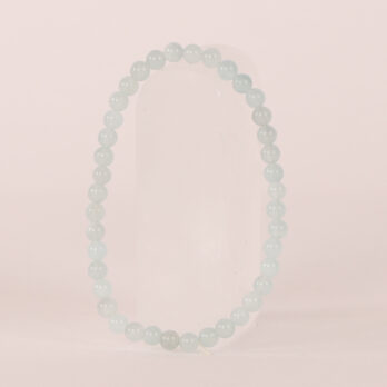 Bracelet Aigue Marine 'AA+' perles 4mm