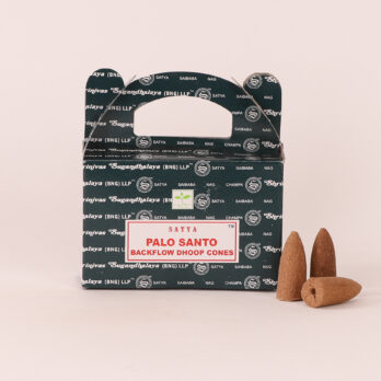 Lot de 3 encens Satya Palo santo en cônes à refoulement