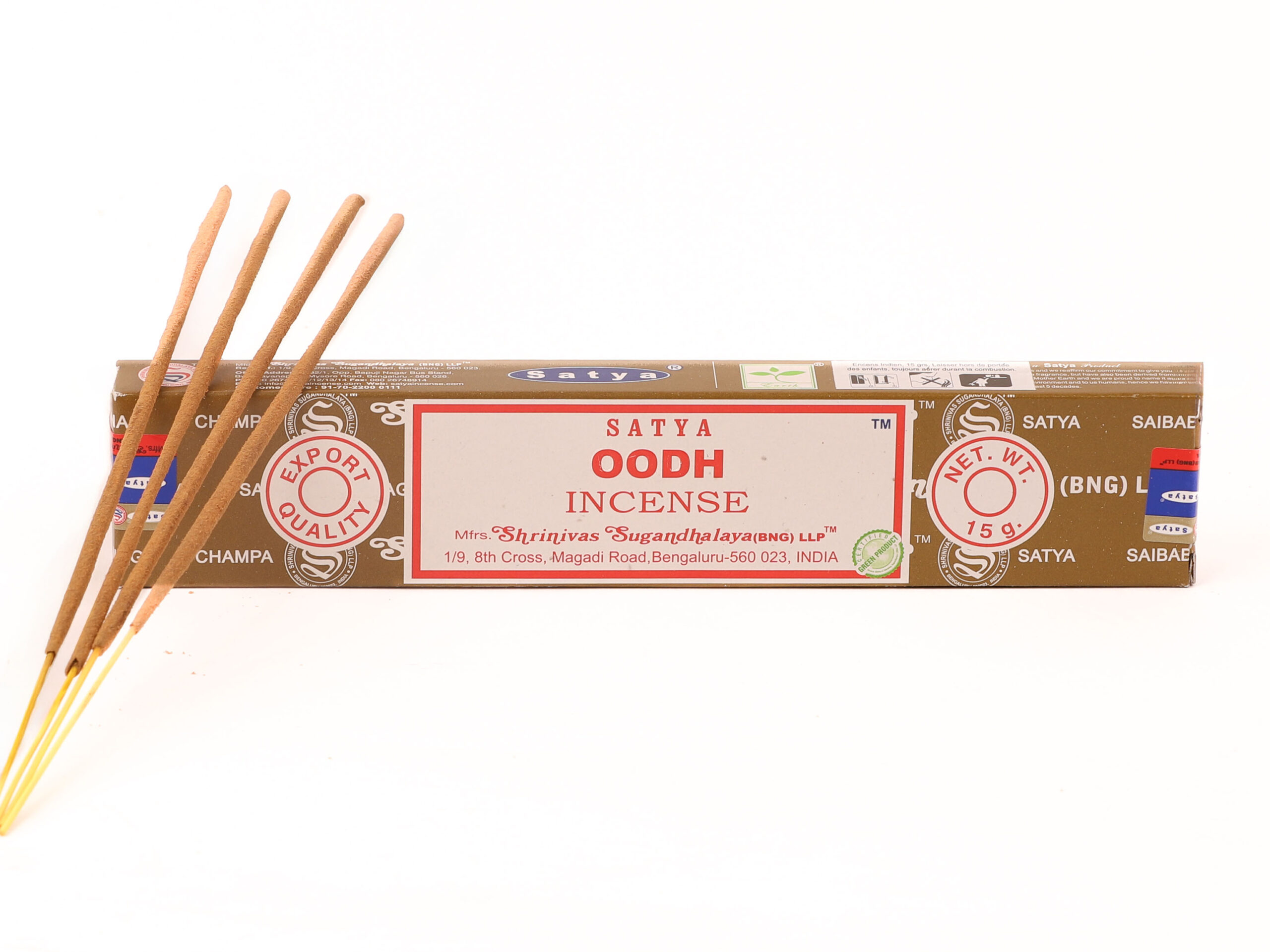 Lot de 5 encens Satya Oodh en bâtons 5 Lot de 5 encens Satya Oodh en bâtons