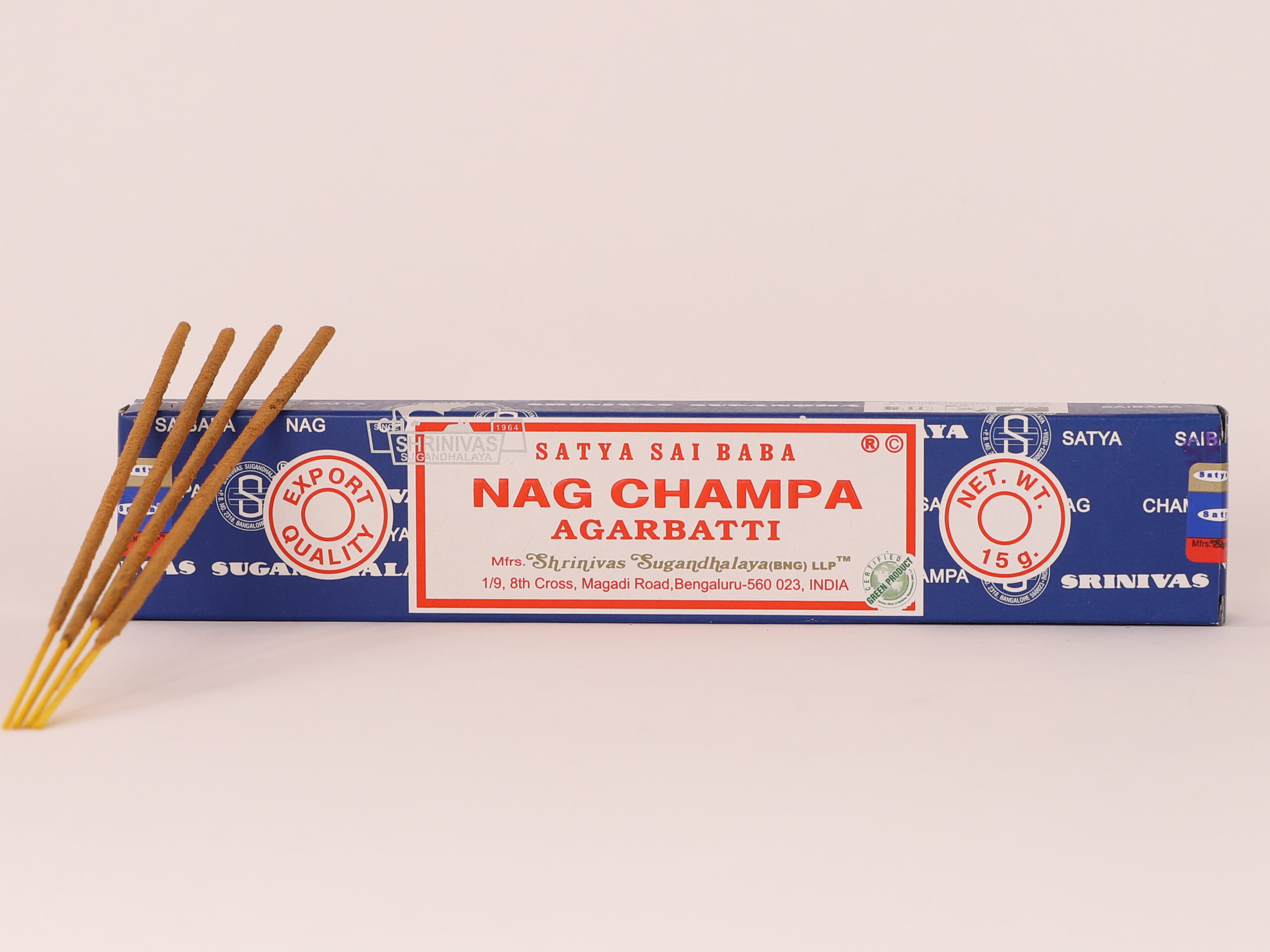 Lot de 5 encens Satya Nag Champa en bâtons 8 Lot de 5 encens Satya Nag Champa en bâtons