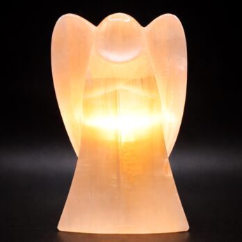 Lampe ange en sélénite