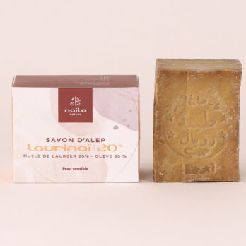 Lot de 3 savons d'Alep authentiques 20% "Laurinaï"