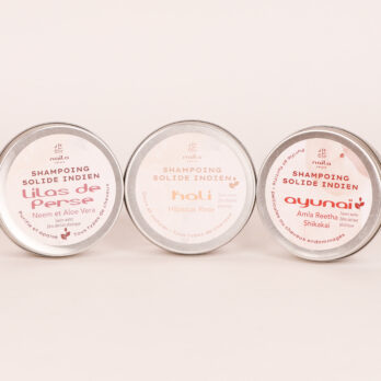Lot de 3 shampoings solides Ayurvédiques