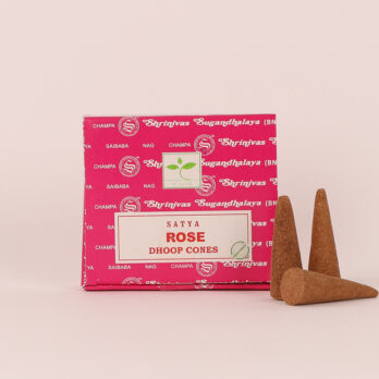 Lot de 5 encens Satya Rose en cônes