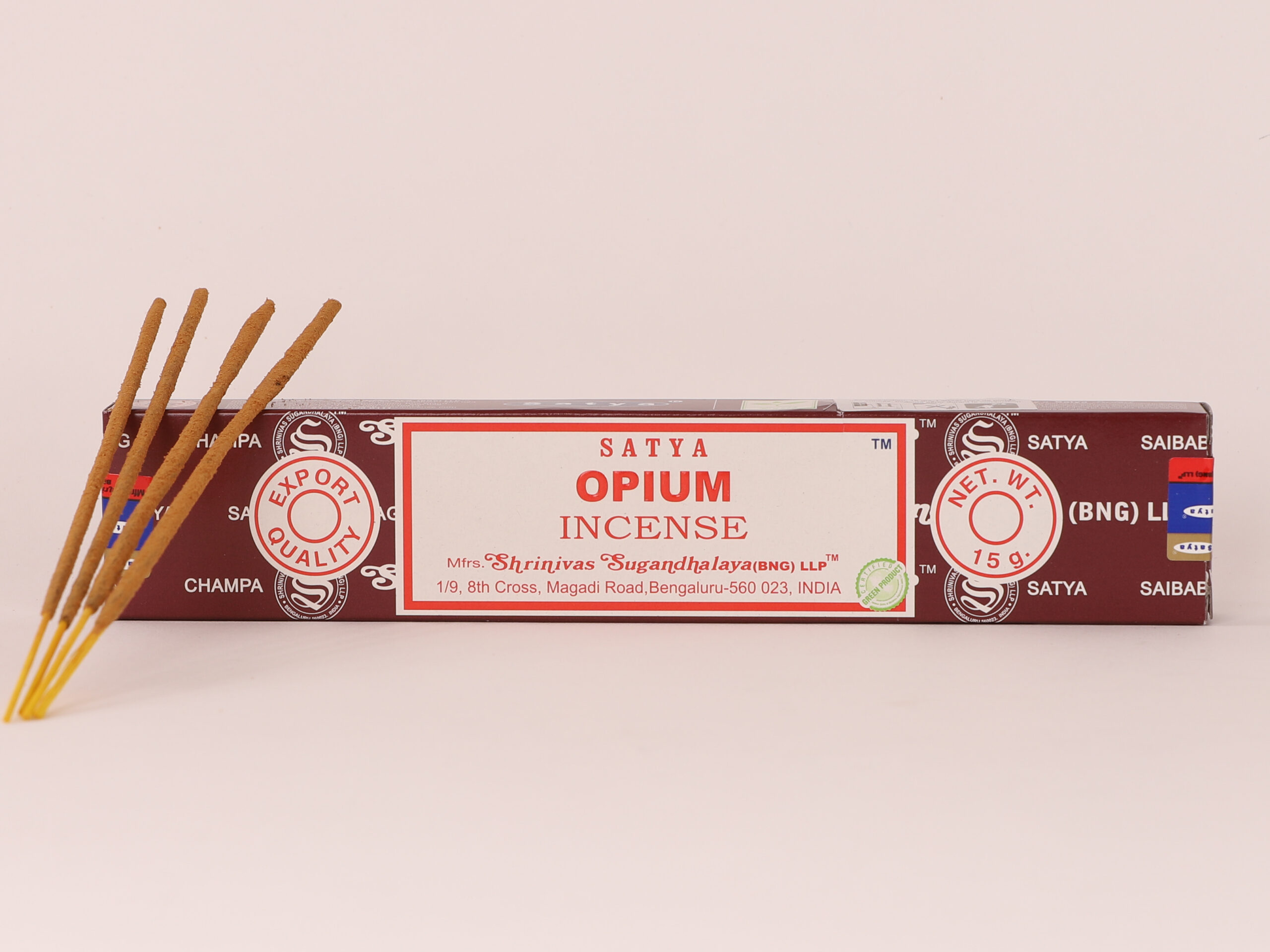 Lot de 5 encens Satya Opium en bâtons 7 Lot de 5 encens Satya Opium en bâtons