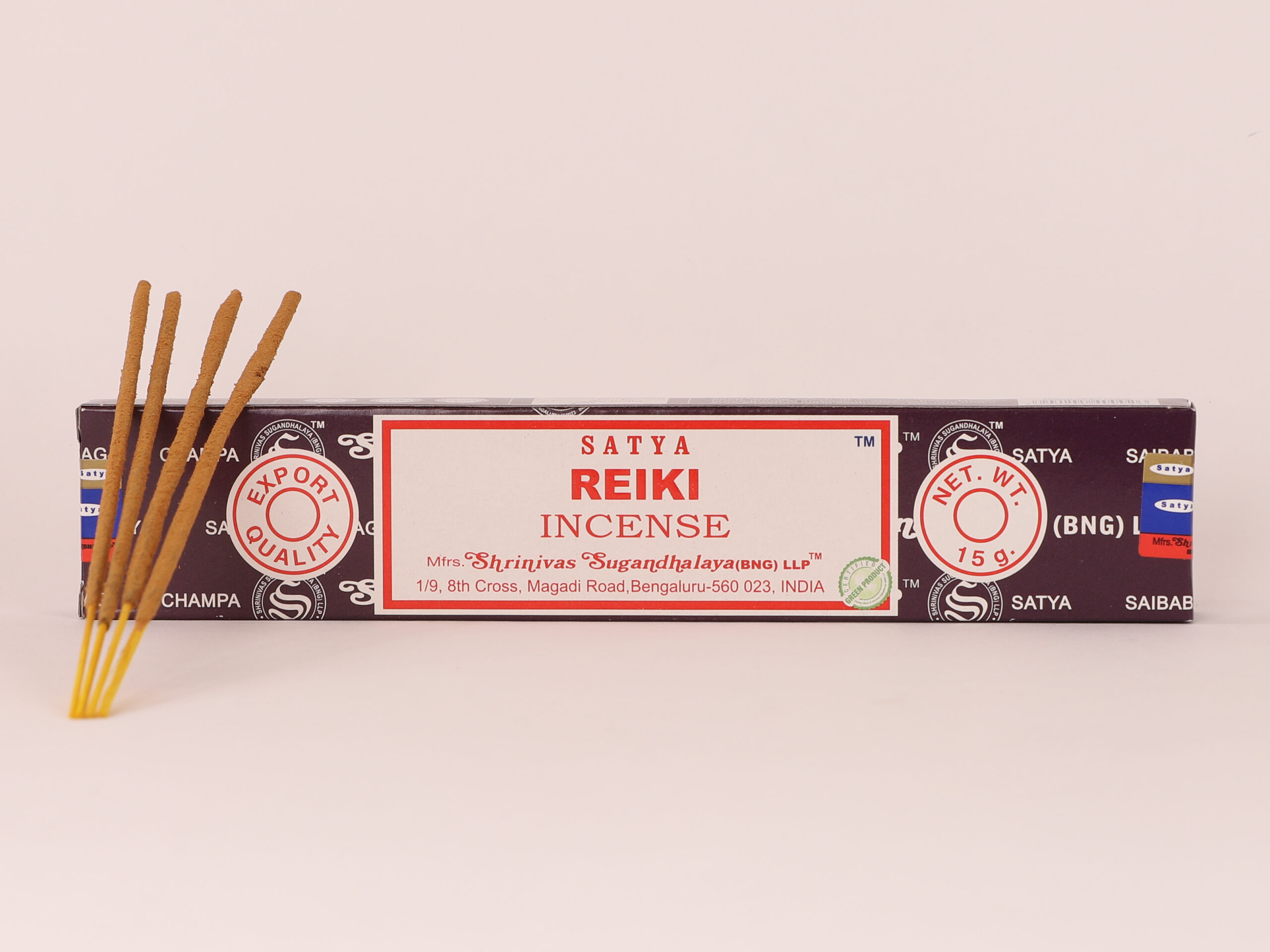 Lot de 5 encens Satya Reiki en bâtons 13 Lot de 5 encens Satya Reiki en bâtons
