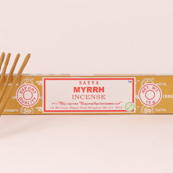 Lot de 5 encens Satya Myrrh en bâtons