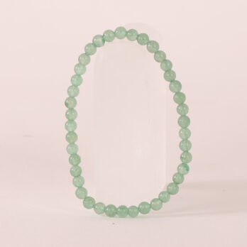 Bracelet Aventurine Verte 'A' perles 4mm