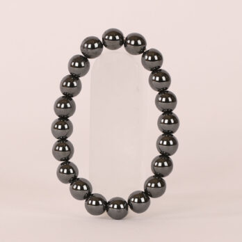 Bracelet Hématite 'A' perles 10mm