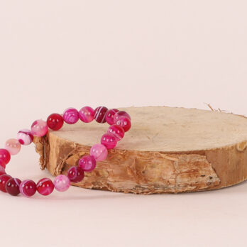 Bracelet Agate Rose 'A' perles 8mm 9 H7fjBY8ThEZo DOeTFvSCHEkx2p6KgOtx3owEoHbhYE