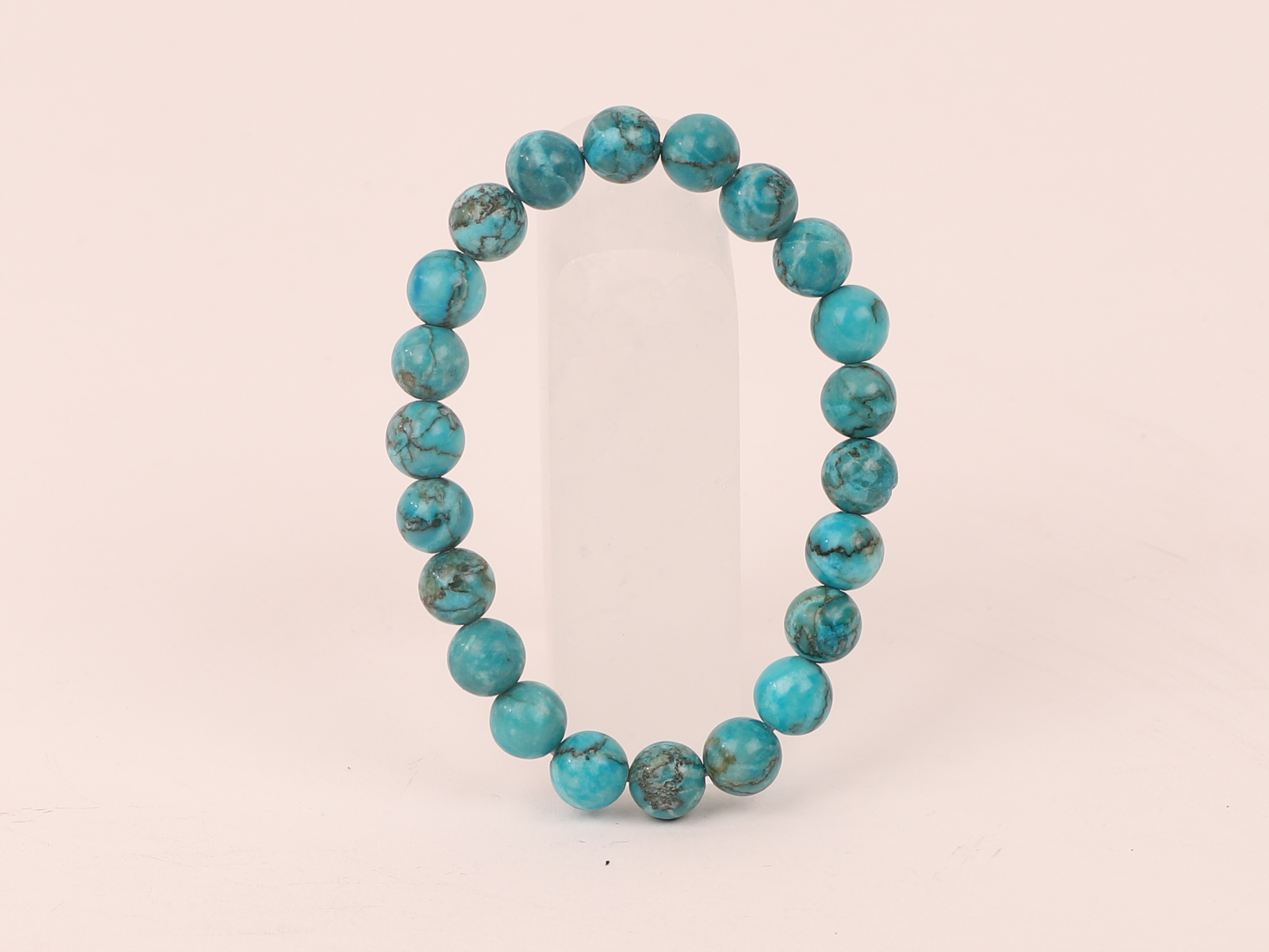 Bracelet Turquoise Africaine "AA" 8mm 4 Bracelet Turquoise Africaine