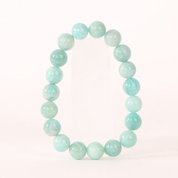 Bracelet Amazonite 'AA' perles 10mm