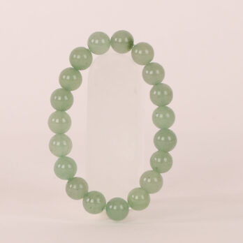 Bracelet Aventurine Verte 'A' perles 10mm