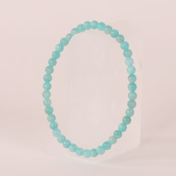 Bracelet Amazonite 'AA' perles 4mm