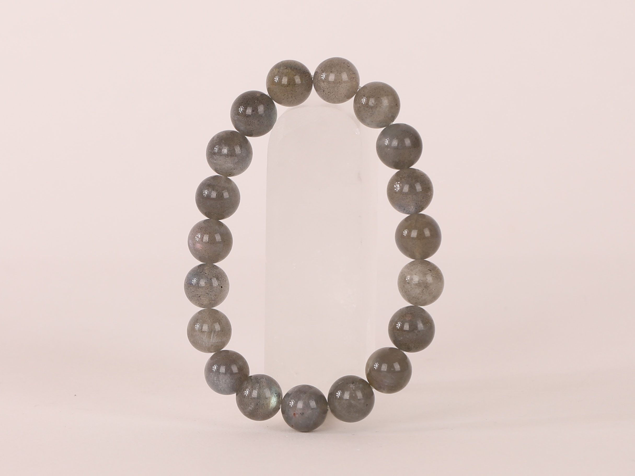 Bracelet Labradorite 'AA' perles 10mm 4 Bracelet Labradorite 'AA' perles 10mm